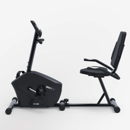 Горизонтальный велотренажер UNIX Fit BR-340E компактный / Compact