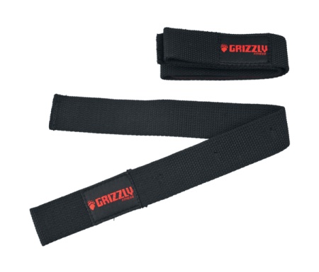 Ремни для тяги GRIZZLY Fitness Neoprene Lifting Strap неопрен, черный