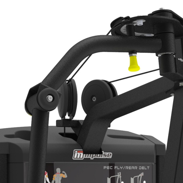 IF9315 Баттерфляй/Задняя дельта Impulse Base  (107 кг), полное зачехление весового стека