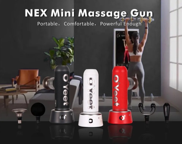 Перкуссионный массажер O'Yeet NEX Mini Massage Gun MG-M1