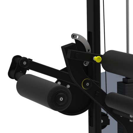 IF9306 Сгибание ног сидя Impulse Light  (73 кг) , частичное заднее зачехление весового стека