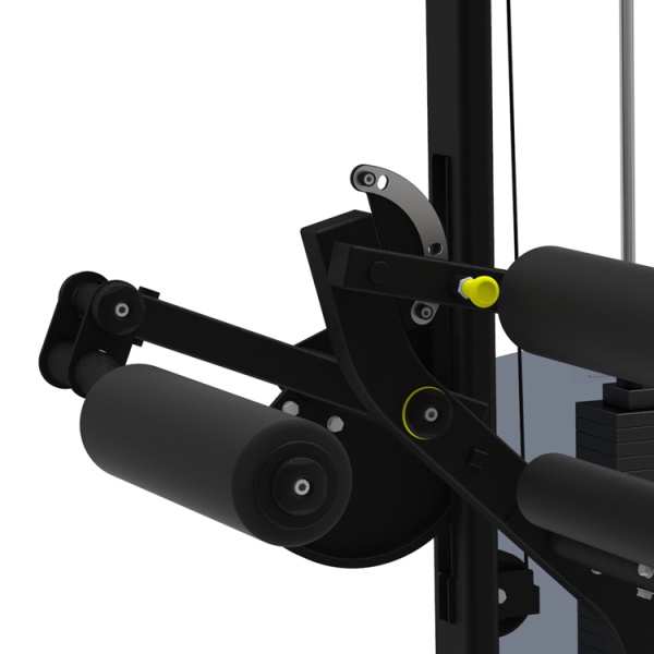 IF9306 Сгибание ног сидя Impulse Light  (73 кг) , частичное заднее зачехление весового стека