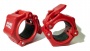 Замки олимпийские пластиковые красные (пара) FT-JKK02
