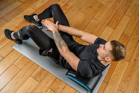 Гимнастический коврик LIVEPRO Hanging Core Mat 120 х 60 х 0,7 см, серый