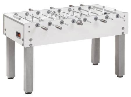 Игровой стол - футбол "Garlando G-500 Pure White H2O" (143x76x88см)