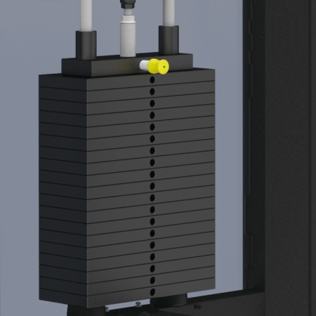 IF9324 Дельтовидные Impulse  Light   (73 кг), частичное заднее зачехление весового стека