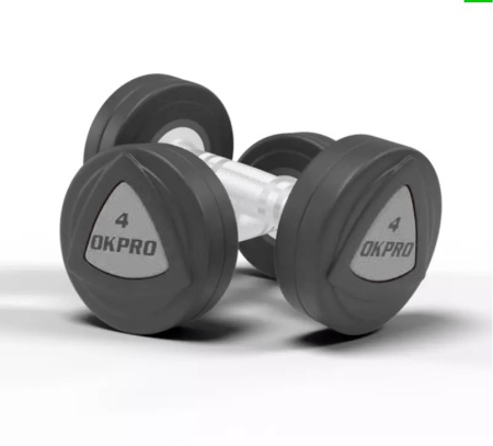 Набор полиуретановых гантелей от 42 до 50 кг (шаг 2 кг) OKPRO