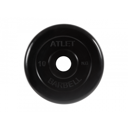 Диск обрезиненный Atlet, 10 кг MB BARBELL MB-AtletB51-10