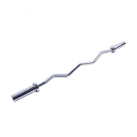Искривленный олимпийский гриф LIVEPRO Olympic Curl Bar серебряный