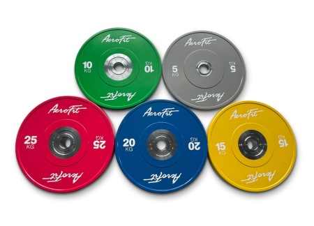 AFBDC5 Бамперный диск для кроссфита AeroFit 5 кг, серый