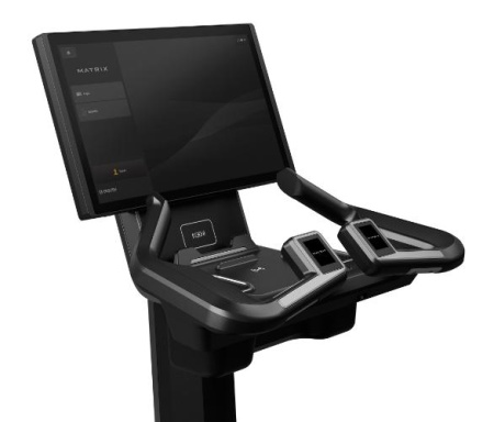 Вертикальный велотренажер Matrix Onyx Консоль Touch