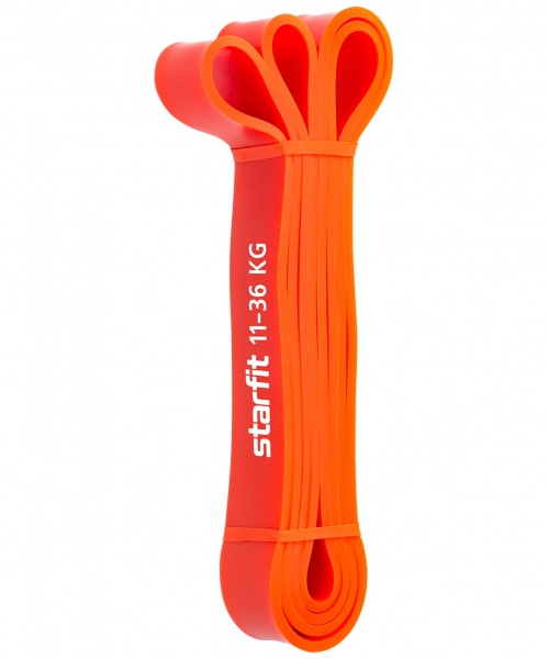 Эспандер многофункциональный StarFit ES-802 ленточный, 11-36 кг, 208х2,9 см, оранжевый