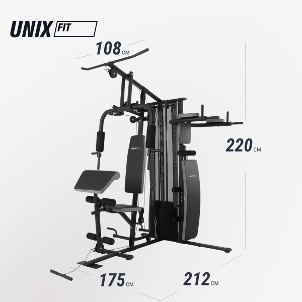 Силовой комплекс UNIX Fit блочный / Block 70 Multi