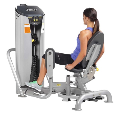 Приводящие, Отводящие ног HOIST HD-3800 стек 98 кг, матовый черный