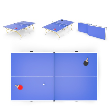 Теннисный стол UNIX Line для помещений Simple Indoor 12 мм MDF синий