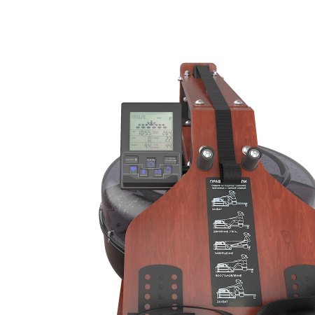Гребной тренажер UNIXFIT Wood Rower Dark
