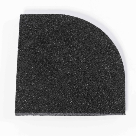 Бордюр резиновый угловой PROFI-FIT Sport Рlit Premium 150x150x15 мм мм 