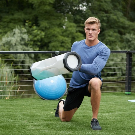 Функциональный тренажер BOSU Surge до 18 кг, чёрный/белый