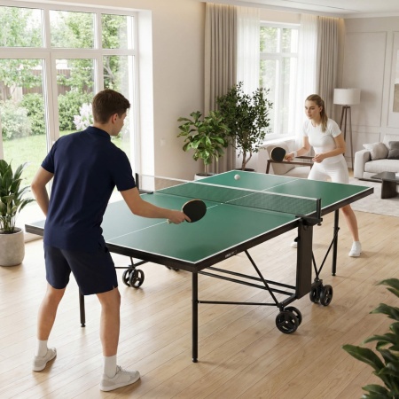 Теннисный стол UNIX Line Compact indoor 18mm MDF (Green)