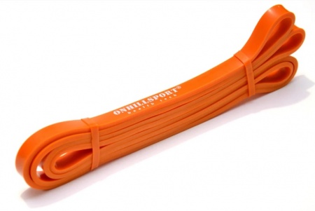 Латексная петля OnhillSport для фитнеса 2080 RP-01 (13 мм) оранжевая 3-16 кг