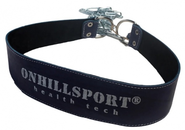 Пояс OnhillSport кожаный с цепью (лифтерский) 100 см