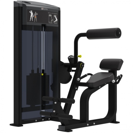 IF9332 Разгибание спины Impulse Base (91 кг), полное зачехление весового стека