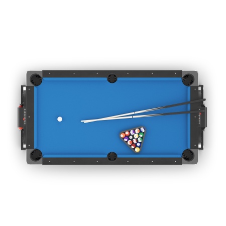 Игровой стол UNIX Line Трансформер 4 в 1 (204х112 cм) Black