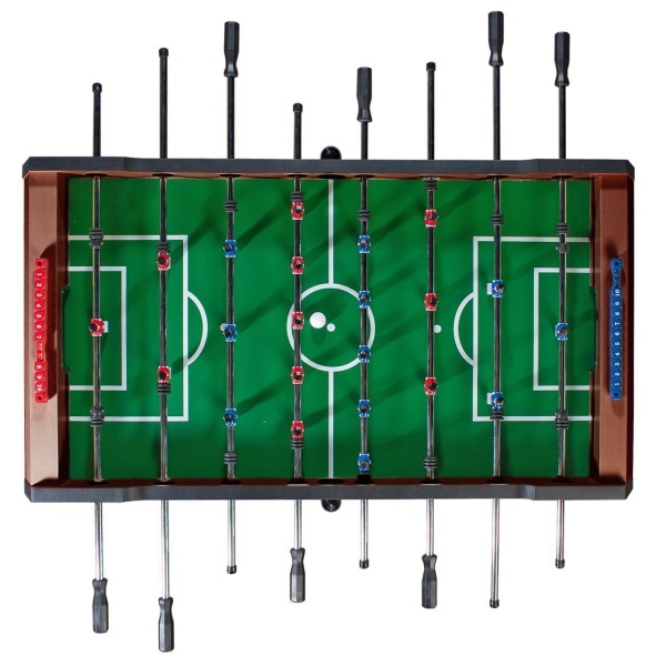 Игровой стол - футбол складной "Maccabi" (140x75x89, махагон)
