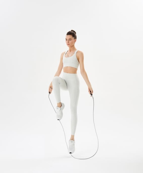Скакалка Starfit RP-401, c силиконовыми ручками, 3 м, черный