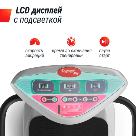 Виброплатформа UNIX Fit вертикальная / Improve 2 in 1 Silver