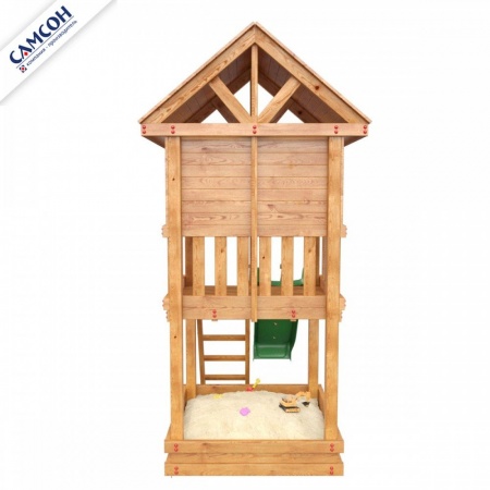 Детская деревянная игровая площадка Сибирика Башня