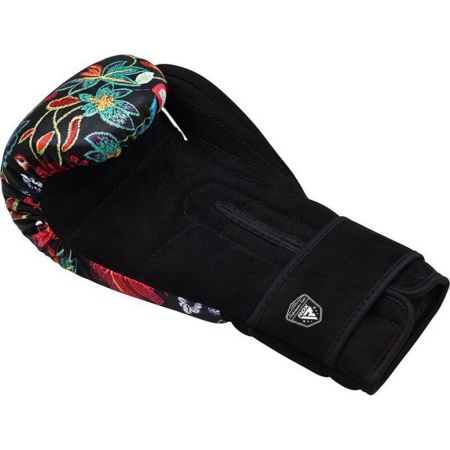 Тренировочные женские перчатки RDX FL-3 8 oz, цветочный