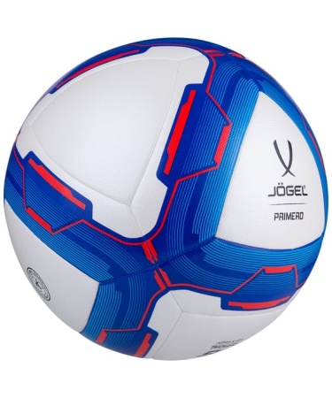 Мяч футбольный Primero №4, белый/синий/красный