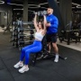 Набор прямых полиуретановых штанг (шаг 5 кг, 5 шт) PROFI-FIT 10-30 кг