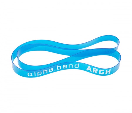 Ленточный амортизатор AEROBIS alpha.band сопротивление 50 кг, голубой	