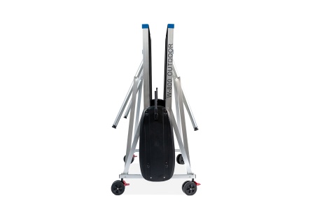 Теннисный стол всепогодный "W-800 Outdoor" (274 х 152,5 х 76 см) алюминиевый, с комплектом (сетка, 2 ракетки, 6 шариков) + чехол