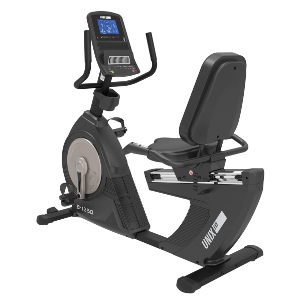 Горизонтальный велотренажер UNIX Fit B-1250 PRO (7" LCD)