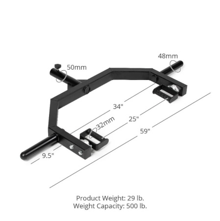 Лэндмайн трэп-гриф Landmine Attachment Lifting Trap Bar