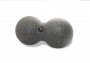 Шар массажный сдвоенный 16 х 8 см серый