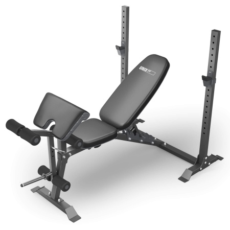 Скамья силовая со стойками UNIX Fit Bench 130DD