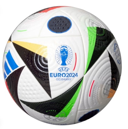 Мяч футбольный ADIDAS EURO 24 Fussballliebe PRO, FIFA Quality Pro