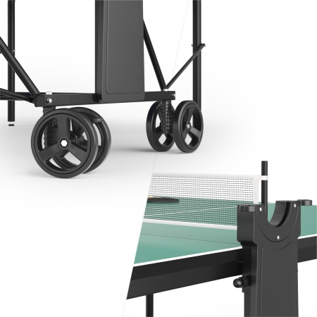 Теннисный стол UNIX Line Compact indoor 18mm MDF (Green)