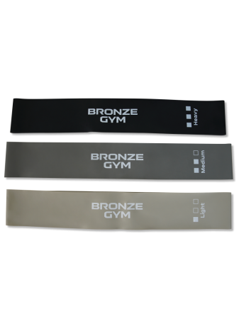 Комплект мини-лент BRONZE GYM, 3 шт.