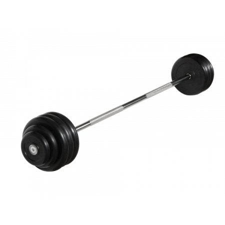 Штанга неразборная с чёрными дисками. MB BARBELL MB-BarMW-B42,5