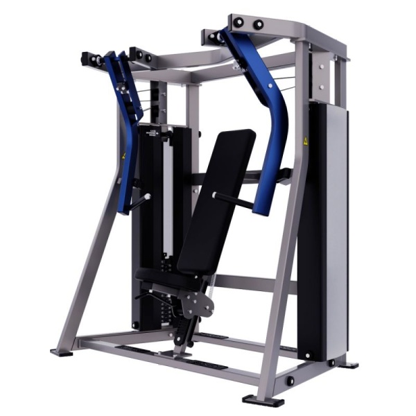 Независимый жим на низ груди. Стек 2 х 75 кг DHZ Fitness SM2042