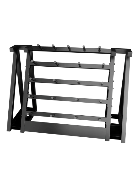 Стойка для хранения штанг для аэробики (бодипампов) BRONZE GYM 190х55х128,на 20 шт.