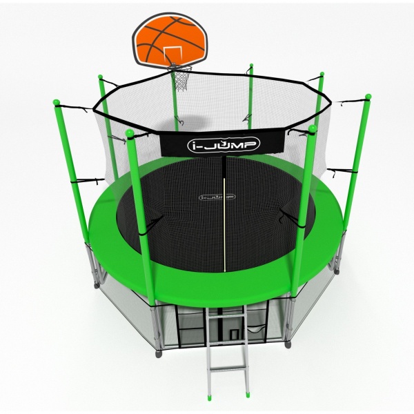 Батут i-Jump Basket 10 ft green