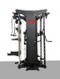 Мультикомплекс на базе машины Смита с кроссовером с двумя весовыми стеками по 90 кг