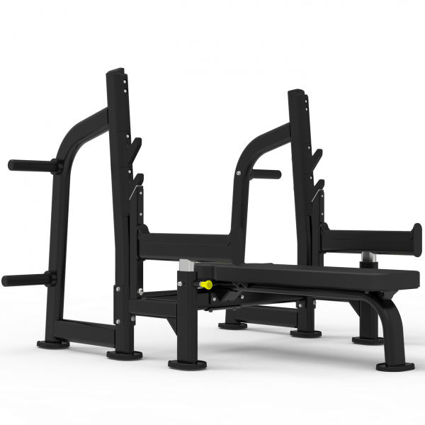 Impulse ITF8202+ITF8202OPT олимпийская горизонтальная скамья для жима со страховочными упорами