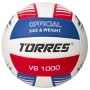 Мяч волейбольный TORRES VB 1000, микрофибра, размер 5